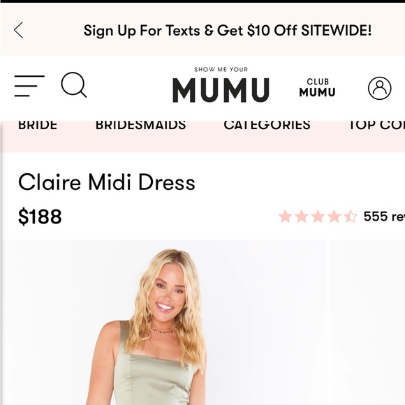 Sage Satin Midi Dress - Picture 2 of 4